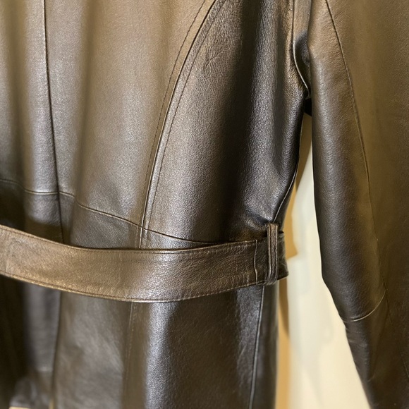 FAIRWEATHER REAL LEATHER JACKET - Picture 6 of 11